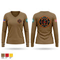 Willow Lake Women's Long Sleeve V-neck Shirt - 1