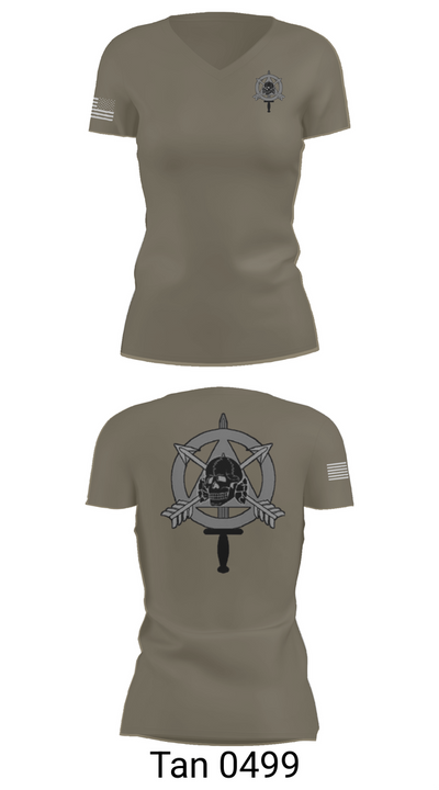ODB 740 82785615 Women's Short Sleeve V-neck Shirt - 68