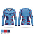 Carolina Rays Women's Long Sleeve V-neck Shirt - 1