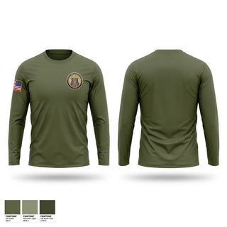 Long Sleeve Performance Shirt, DFA-OAL Division of Investigations & Enforcement, Police, Teamtime, Team time, sublimation, custom sports apparel, team uniforms, spirit wear, spiritwear, sports uniforms, custom shirts, team store, custom team store, fundraiser sports, apparel fundraiser