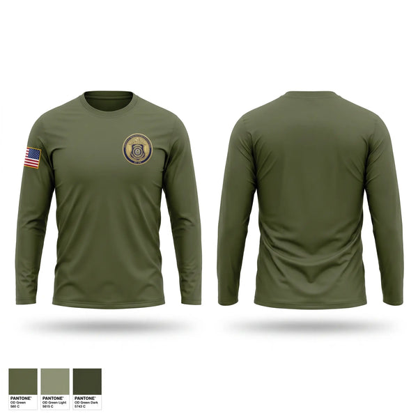 Long Sleeve Performance Shirt, DFA-OAL Division of Investigations & Enforcement, Police, Teamtime, Team time, sublimation, custom sports apparel, team uniforms, spirit wear, spiritwear, sports uniforms, custom shirts, team store, custom team store, fundraiser sports, apparel fundraiser