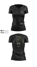 Central Region K-9 unit Women's Short Sleeve V-neck Shirt - 100