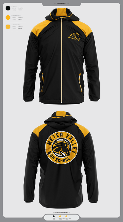 Metea Valley High School Cheer 96396999 Windbreaker - 3
