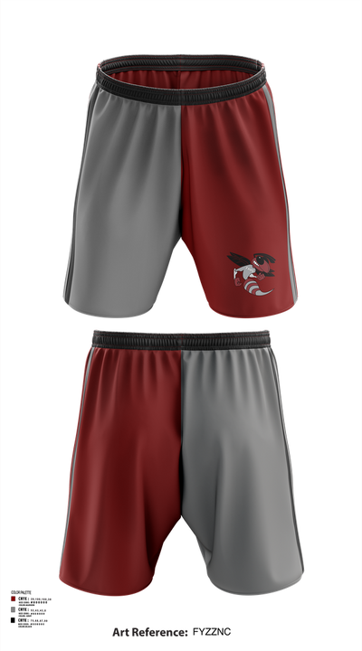 Fairmont Heights High School Basketball 2984774 Athletic Shorts With Pockets - 41