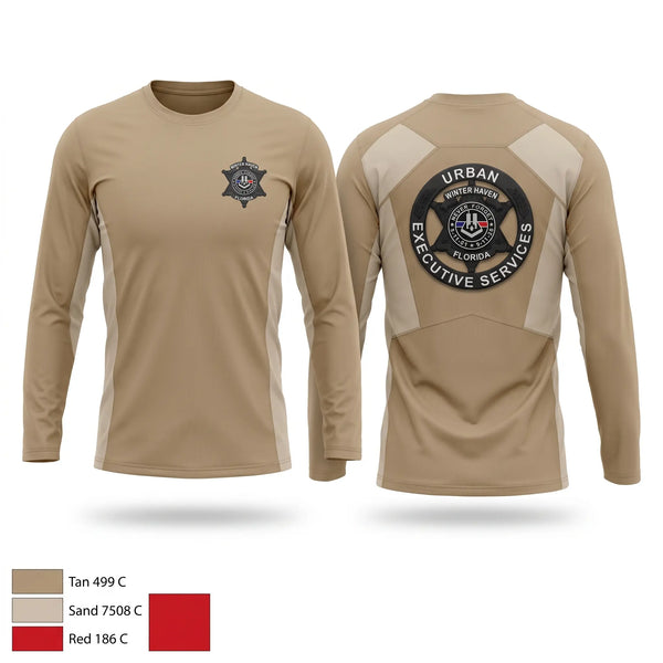 Long Sleeve Performance Shirt, Urban Executive Services, , Teamtime, Team time, sublimation, custom sports apparel, team uniforms, spirit wear, spiritwear, sports uniforms, custom shirts, team store, custom team store, fundraiser sports, apparel fundraiser