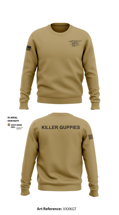 HuggersKiller Guppies 1453423 Crew Neck Sweatshirt - 6