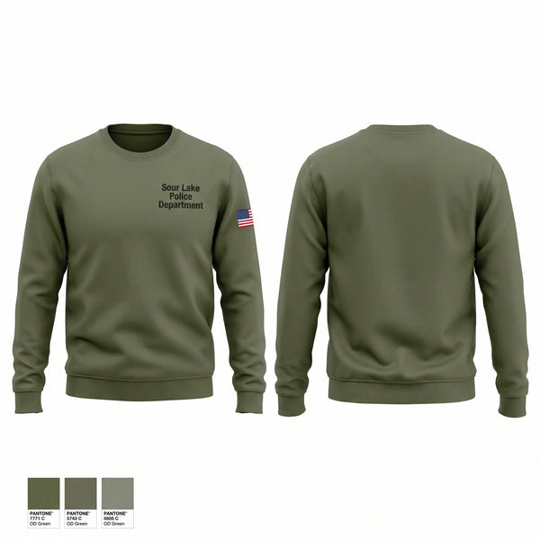 Crew Neck Sweatshirt, Sour Lake Police Department, Police, Teamtime, Team time, sublimation, custom sports apparel, team uniforms, spirit wear, spiritwear, sports uniforms, custom shirts, team store, custom team store, fundraiser sports, apparel fundraiser