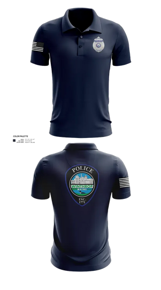 Short Sleeve Performance Polo, Winthrop Police Department, Police, Teamtime, Team time, sublimation, custom sports apparel, team uniforms, spirit wear, spiritwear, sports uniforms, custom shirts, team store, custom team store, fundraiser sports, apparel fundraiser