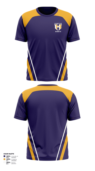 Hampton Hornets 52887171 Short Sleeve Performance Shirt - 2