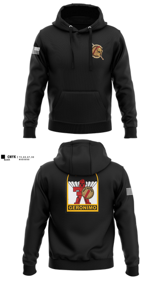 Hoodie, 3-509th Parachute Infantry BN Able Nation, , Teamtime, Team time, sublimation, custom sports apparel, team uniforms, spirit wear, spiritwear, sports uniforms, custom shirts, team store, custom team store, fundraiser sports, apparel fundraiser
