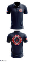 Rose Fire Company Short Sleeve Performance Polo - 3