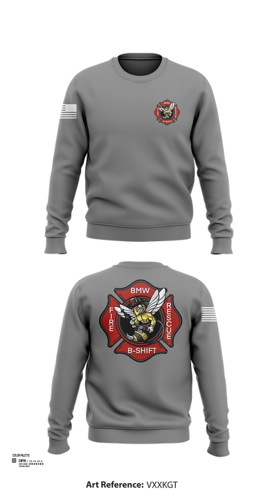 B-Shift 61265399 Crew Neck Sweatshirt - 102