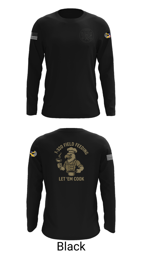 Long Sleeve Performance Shirt, 1-320th, , Teamtime, Team time, sublimation, custom sports apparel, team uniforms, spirit wear, spiritwear, sports uniforms, custom shirts, team store, custom team store, fundraiser sports, apparel fundraiser