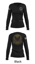 9th Intelligence Squadron 32956703 Women's Long Sleeve V-neck Shirt - 23