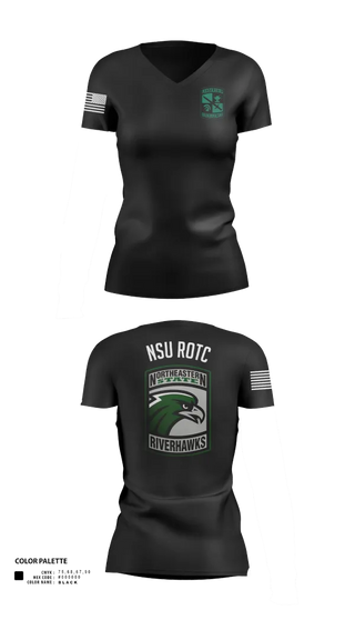 Womens Short Sleeve Vneck Shirt, River Hawks, Army, Teamtime, Team time, sublimation, custom sports apparel, team uniforms, spirit wear, spiritwear, sports uniforms, custom shirts, team store, custom team store, fundraiser sports, apparel fundraiser