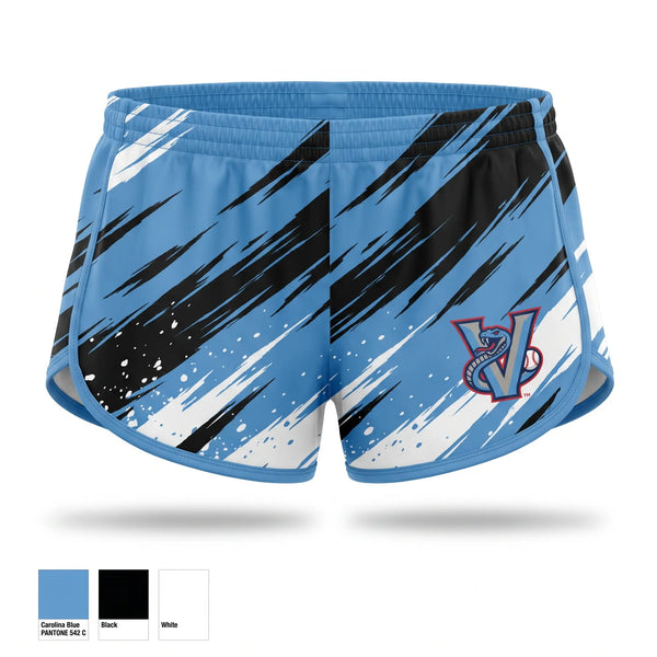 Womens Shorts, Vipers, Baseball, Teamtime, Team time, sublimation, custom sports apparel, team uniforms, spirit wear, spiritwear, sports uniforms, custom shirts, team store, custom team store, fundraiser sports, apparel fundraiser