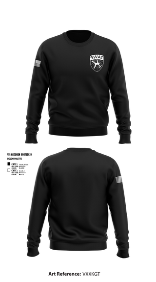 Crew Neck Sweatshirt, SWAT, , Teamtime, Team time, sublimation, custom sports apparel, team uniforms, spirit wear, spiritwear, sports uniforms, custom shirts, team store, custom team store, fundraiser sports, apparel fundraiser