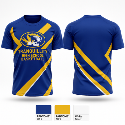 Tranquillity High School Basketball 39651110 Short Sleeve Performance Shirt - 1