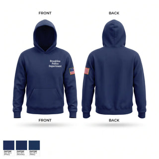 Hoodie, Brookline Police Department, Police, Teamtime, Team time, sublimation, custom sports apparel, team uniforms, spirit wear, spiritwear, sports uniforms, custom shirts, team store, custom team store, fundraiser sports, apparel fundraiser