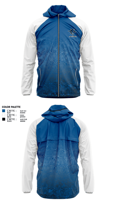 Evansville Wrestling 91702530 Windbreaker - 1