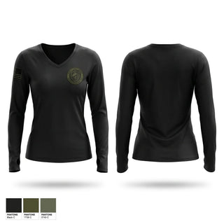 Womens Long Sleeve Vneck Shirt, Albany county Cnt, Police, Teamtime, Team time, sublimation, custom sports apparel, team uniforms, spirit wear, spiritwear, sports uniforms, custom shirts, team store, custom team store, fundraiser sports, apparel fundraiser