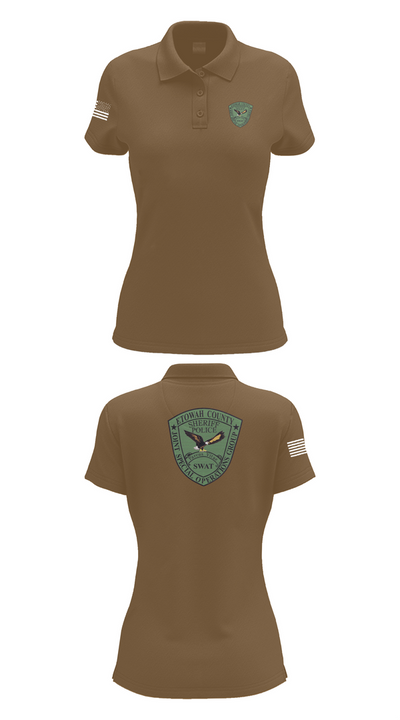 Etowah County JSOG 23168603 Women's Short Sleeve Performance Polo  - 14