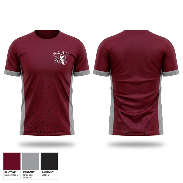Soft Poly Tee Cotton Like Feel, Orchard Park Quakers Baseball, Baseball, Teamtime, Team time, sublimation, custom sports apparel, team uniforms, spirit wear, spiritwear, sports uniforms, custom shirts, team store, custom team store, fundraiser sports, apparel fundraiser