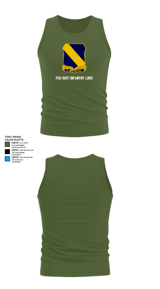 Tank Top, Fco 51st infantry LRSU, , Teamtime, Team time, sublimation, custom sports apparel, team uniforms, spirit wear, spiritwear, sports uniforms, custom shirts, team store, custom team store, fundraiser sports, apparel fundraiser