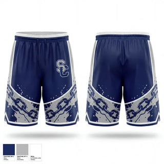 Athletic Shorts With Pockets, Falcons, Men's Basketball, Teamtime, Team time, sublimation, custom sports apparel, team uniforms, spirit wear, spiritwear, sports uniforms, custom shirts, team store, custom team store, fundraiser sports, apparel fundraiser