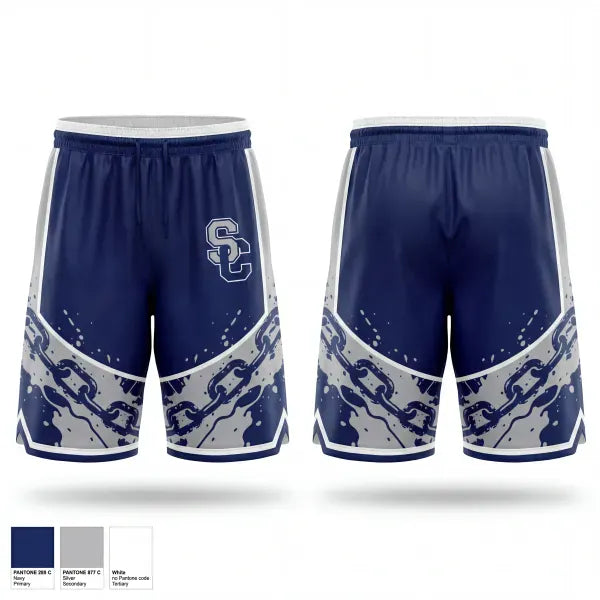 Athletic Shorts With Pockets, Falcons, Men's Basketball, Teamtime, Team time, sublimation, custom sports apparel, team uniforms, spirit wear, spiritwear, sports uniforms, custom shirts, team store, custom team store, fundraiser sports, apparel fundraiser