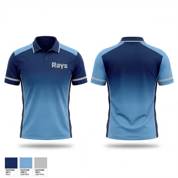 Short Sleeve Performance Polo, Rays, Baseball, Teamtime, Team time, sublimation, custom sports apparel, team uniforms, spirit wear, spiritwear, sports uniforms, custom shirts, team store, custom team store, fundraiser sports, apparel fundraiser