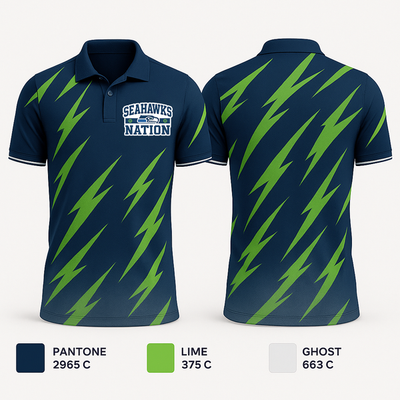South Huntington Seahawks 58795977 Women's Short Sleeve Performance Polo  - 1