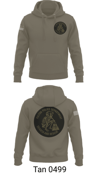 Hoodie, Fulton (IL) Police (SAR), Police, Teamtime, Team time, sublimation, custom sports apparel, team uniforms, spirit wear, spiritwear, sports uniforms, custom shirts, team store, custom team store, fundraiser sports, apparel fundraiser