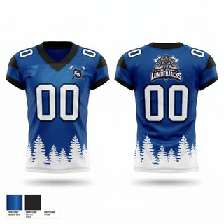 Football Jersey, Central Wisconsin lumberjacks, , Teamtime, Team time, sublimation, custom sports apparel, team uniforms, spirit wear, spiritwear, sports uniforms, custom shirts, team store, custom team store, fundraiser sports, apparel fundraiser