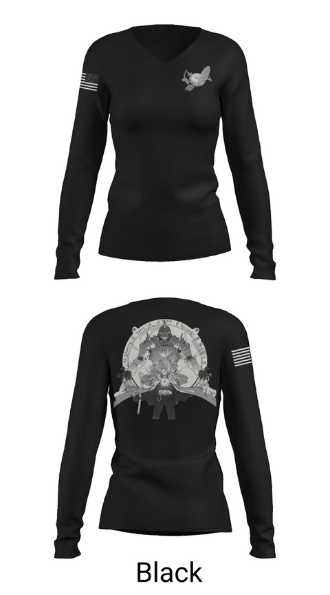 Womens Long Sleeve Vneck Shirt, Team 7, E-Sports, Teamtime, Team time, sublimation, custom sports apparel, team uniforms, spirit wear, spiritwear, sports uniforms, custom shirts, team store, custom team store, fundraiser sports, apparel fundraiser