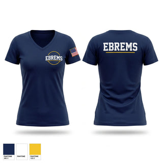 Womens Short Sleeve Vneck Shirt, EBREMS, EMS/EMT, Teamtime, Team time, sublimation, custom sports apparel, team uniforms, spirit wear, spiritwear, sports uniforms, custom shirts, team store, custom team store, fundraiser sports, apparel fundraiser