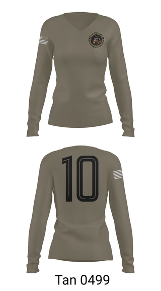 Womens Long Sleeve Vneck Shirt, SETAF-AF, Army, Teamtime, Team time, sublimation, custom sports apparel, team uniforms, spirit wear, spiritwear, sports uniforms, custom shirts, team store, custom team store, fundraiser sports, apparel fundraiser