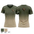 Faith family footbal 31880375 Women's Short Sleeve V-neck Shirt - 1