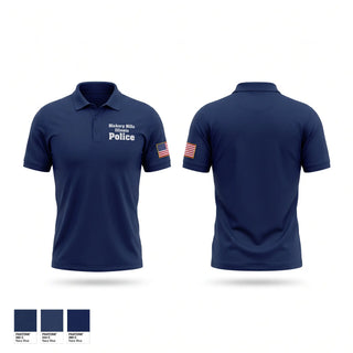 Short Sleeve Performance Polo, Hickory Hills Illinois Police, Police, Teamtime, Team time, sublimation, custom sports apparel, team uniforms, spirit wear, spiritwear, sports uniforms, custom shirts, team store, custom team store, fundraiser sports, apparel fundraiser