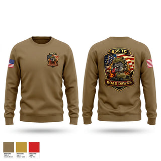 Crew Neck Sweatshirt, 655, Army, Teamtime, Team time, sublimation, custom sports apparel, team uniforms, spirit wear, spiritwear, sports uniforms, custom shirts, team store, custom team store, fundraiser sports, apparel fundraiser