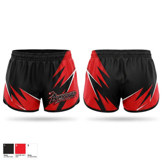 Womens Shorts, BombSquad, Baseball, Teamtime, Team time, sublimation, custom sports apparel, team uniforms, spirit wear, spiritwear, sports uniforms, custom shirts, team store, custom team store, fundraiser sports, apparel fundraiser