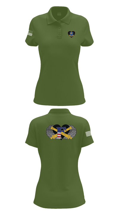 Freedom BTRY, 1-320th FAR 56639766 Women's Short Sleeve Performance Polo  - 55