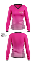 Midwest elite 87155346 Women's Long Sleeve V-neck Shirt - 3