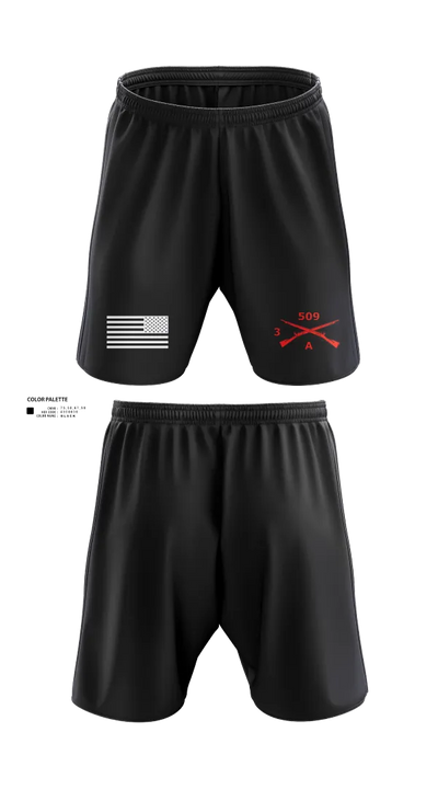 3-509th Parachute Infantry BN Able Nation 10459424 Athletic Shorts With Pockets - 21