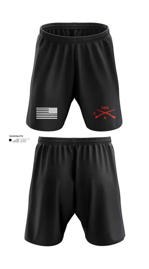 Athletic Shorts With Pockets, 3-509th Parachute Infantry BN Able Nation, , Teamtime, Team time, sublimation, custom sports apparel, team uniforms, spirit wear, spiritwear, sports uniforms, custom shirts, team store, custom team store, fundraiser sports, apparel fundraiser