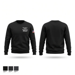 Crew Neck Sweatshirt, Ketchikan Police Department SWAT, Police, Teamtime, Team time, sublimation, custom sports apparel, team uniforms, spirit wear, spiritwear, sports uniforms, custom shirts, team store, custom team store, fundraiser sports, apparel fundraiser