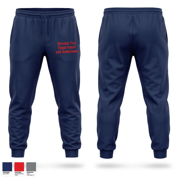 Sweatpants, Atwater Fire Department and Ambulance, EMS/EMT, Teamtime, Team time, sublimation, custom sports apparel, team uniforms, spirit wear, spiritwear, sports uniforms, custom shirts, team store, custom team store, fundraiser sports, apparel fundraiser