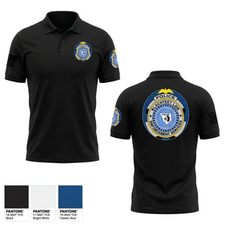 Short Sleeve Performance Polo, Blackfeet Police, Police, Teamtime, Team time, sublimation, custom sports apparel, team uniforms, spirit wear, spiritwear, sports uniforms, custom shirts, team store, custom team store, fundraiser sports, apparel fundraiser