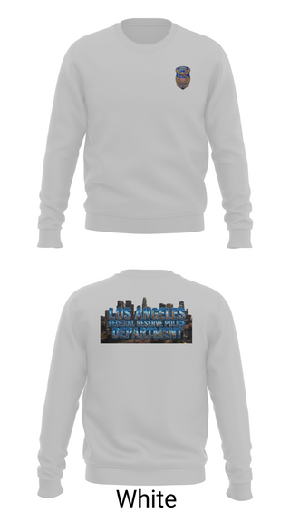 Crew Neck Sweatshirt, Federal Reserve Police DTLA, Police, Teamtime, Team time, sublimation, custom sports apparel, team uniforms, spirit wear, spiritwear, sports uniforms, custom shirts, team store, custom team store, fundraiser sports, apparel fundraiser