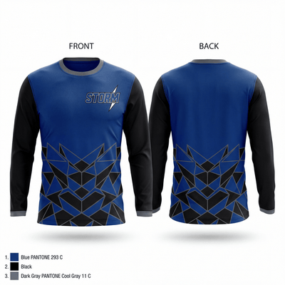 West Georgia Storm 54864309 Long Sleeve Performance Shirt 1